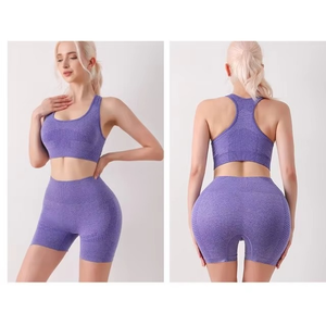 Leggings Deportivos de Cintura Alta para Yoga, con Sujetador a Juego, en Oferta, para Mujer, Spandex/Algodón, Elásticos en 4 Direcciones, Ecológicos - Product Image 2