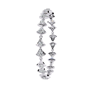 Bracelets en argent 925 avec diamants ronds brillants cultivés en laboratoire, certifiés IGI, pour femmes, bijoux de luxe. - Product Image 3