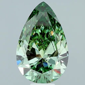 เพชร CVD สำหรับทำเครื่องประดับเพชรรูปทรงลูกแพร์สีเขียว - Product Image 4