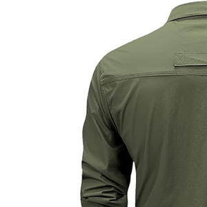 Chemise tactique à manches longues pour homme, pour l'été, séchage rapide, tissu sergé imperméable, pour la randonnée, l'escalade, la chasse, vêtements formels et décontractés - Product Image 3