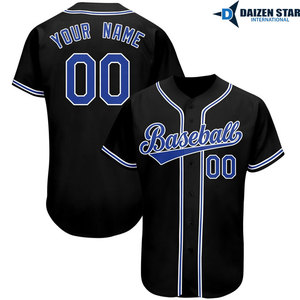Men Baseball Jersey Custom Logo Team Wear Quick Dry Athletic Uniform Shirt - Product Image 5