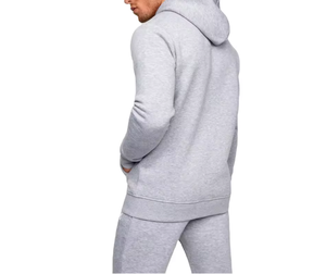 Conjunto Deportivo de Hombre con Sudadera con Cremallera Gris – Conjunto de Sudadera y Pantalones Deportivos Lisos con Logotipo Personalizado, Ropa Deportiva Informal de Dos Piezas - Product Image 6