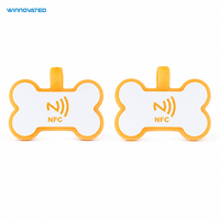 Etiquetas de Silicona para Perros con Código QR Programable, Grabables con NFC, Venta al Por Mayor