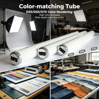Tubo D65 Daylight T8 de 18W y 2 pies, Tubo D75, Tubo D50, Tubo F40T12 TL84 para Estudio Fotográfico y Laboratorio de Color