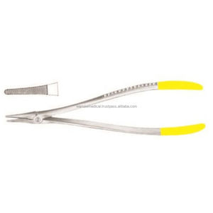 Porte-aiguille chirurgical en acier inoxydable WARSAW T/C Tip Axhausen, personnalisé OEM |   porte-aiguille - Product Image 4