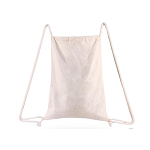 Customizable Cotton Tote <b>Bag</b> <b>Drawstring</b> Reusable Grocery Shopping <b>Bag</b> 15x20cm | Plain Design Eco Friendly Promotional Carry <b>Bag</b> - Product Image 2