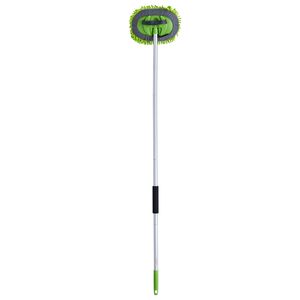 Cepillo de Lavado de Autos Extensible de 62 Pulgadas con Rotación de 180 Grados, Mango Largo, Fibra de Chenilla Suave, Guante de Lavado de Autos Hecho de Plástico Resistente - Product Image 6
