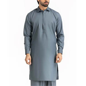 Nouveaux arrivages : ensemble shalwar kameez décontracté pour hommes, services OEM, style traditionnel, costumes shalwar kameez pour hommes en gros. - Product Image 5