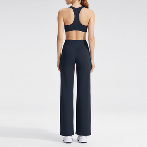 ชุดโยคะผู้หญิงทรงไอ เซ็กซี่ แฟชั่นใหม่ โพลีเอสเตอร์ ยืดหยุ่น สีพื้น ชุดออกกำลังกาย ชุดโยคะสำหรับผู้หญิง ราคาขายส่ง - Product Image 2