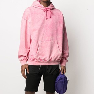 Sweat à capuche délavé à l'acide pour homme, en coton épais, coupe décontractée, style streetwear, fabricant - Product Image 3