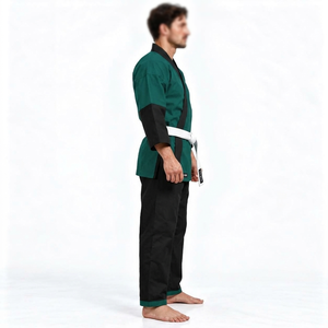 Uniforme d'arts martiaux de style populaire, costume de karaté avec logo personnalisé, kimono de Jiu Jitsu unisexe en polyester/coton, vente chaude - Product Image 3