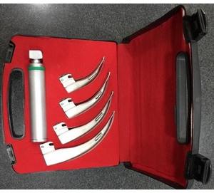 Ensemble de laryngoscopes à fibres optiques de haute qualité avec 4 lames Macintosh en acier inoxydable, fabriqué au Pakistan, laryngoscope de haute qualité - Product Image 4
