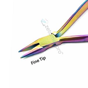 คีมปากแหลม CHROMA พรีเมียม เคลือบไทเทเนียมสีรุ้ง Zetomed pro ผลิตจากเหล็กกล้าไร้สนิมคุณภาพสูง สำหรับงานเครื่องประดับ - Product Image 2