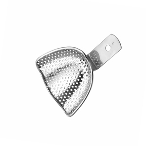 Plateaux d'empreintes dentaires en acier inoxydable manuels de qualité supérieure, certifiés CE, de qualité médicale, pour usage dentaire en clinique, à prix abordable - Product Image 2