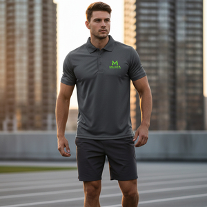 Polo de Primera Calidad para Hombre, Algodón Suave, Corte Ajustado, Transpirable, Logotipo Personalizado, Informal, Verano, Manga Corta - Product Image 6