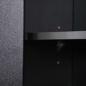 Armoire de rangement de style farmhouse pour l'espace au-dessus des toilettes, 2 portes, étagères réglables, 21,65 x 7,1 x 27,6 pouces, pour salle de bain - Product Image 6