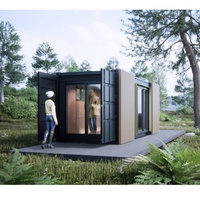 Maison conteneur modulaire 20 pieds 40 pieds, structure en acier préfabriquée, villa mobile de luxe en kit, bureau, cabane, mini-maison