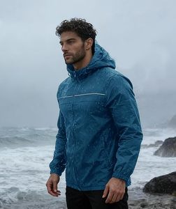 เสื้อแจ็คเก็ตกันลมกันน้ำสำหรับผู้ชาย ดีไซน์เนอร์ ขายส่ง รุ่นหนาสำหรับฤดูหนาว คอตั้ง สไตล์วินเทจ น้ำหนักเบา - Product Image 5