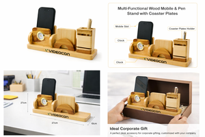 Plateau de bureau en bois personnalisé pour la fête des mères et la fête des pères - Product Image 2