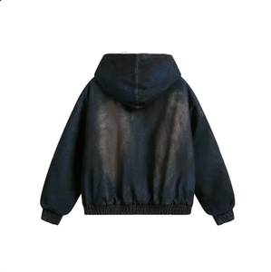 TR-DJ-015 Vente en gros Veste en jean pour femme personnalisée, style vintage, à boutons, doublée de fausse fourrure, coupe régulière, chaude, automne/printemps - Product Image 5