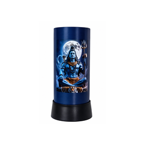 Lámpara de Mesa LED Lord Shiva, Moderna, Color Blanco Hueso, Brillo Divino, Luz de Luna, Luz Nocturna Espiritual, Meditación, Pooja, Decoración del Hogar, Regalo para el Dormitorio - Product Image 1