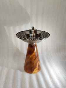 Brûleur à Bakhoor Premium Artisanal en Résine Écologique avec Insert en Acier Inoxydable pour Encens Indien et Arabe Aromatique - Product Image 1