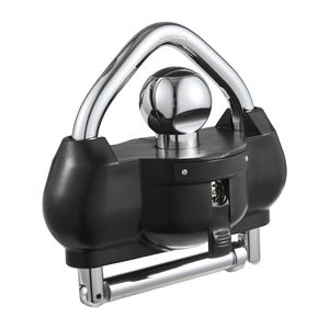 Lucchetto Antifurto per Gancio di Traino Resistente, Adatto per Accoppiatori da 1 7/8 pollici, 2 pollici, 2 5/16 pollici, con 3 Chiavi e Strumento di Apertura Inclusi - Product Image 4