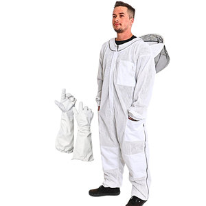 Combinaison d'apiculture de qualité professionnelle avec couverture intégrale du corps pour l'entretien des ruches, la collecte du miel et le travail d'apiculteur en extérieur - Product Image 6