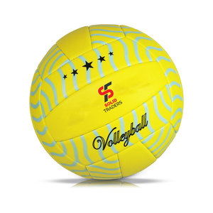 Solid Trader Premium Synthetic Leather Professional <b>Training</b> <b>Ball</b> Soft Surface Excellent Air Retention Reliable Volleyball - Product Image 2