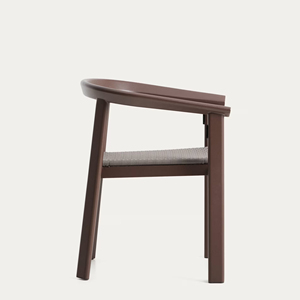 Silla de Jardín de Ratán Contemporánea con Patas Cónicas, Muebles de Exterior con Cómodo Cojín de Espuma - Product Image 2
