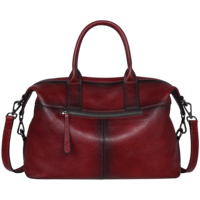 Bolsa de Mensajero de Cuero Vintage de Tamaño Personalizado, Ligera, Hecha a Mano, Duradera, con Cierre, Gran Capacidad, Impermeable, para Computadora y Oficina