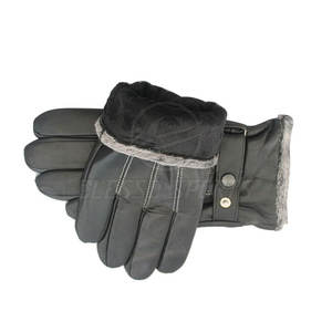 Guantes de Cuero Suave para Hombre, Cálidos, Elegantes, Cómodos, Casuales para Exteriores, Guantes de Moda Premium para Invierno - Product Image 6