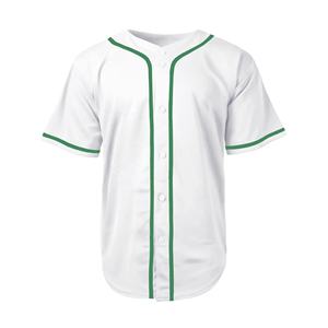 Uniforme de béisbol personalizado para hombres y mujeres, para adultos, con cuello en V, ropa de béisbol de secado rápido, estampado por sublimación, camiseta de béisbol transpirable con retroceso - Product Image 1