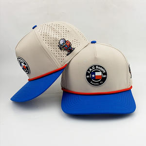 Casquettes de golf imperméables brodées sur mesure, casquettes de baseball à 5 panneaux, casquettes Melin Snapback pour homme - Product Image 6