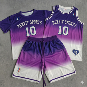 Nuevo Diseño Transpirable de Secado Rápido, Camisetas de Baloncesto de Verano Unisex, Nombre y Número Personalizados, Logotipo con Impresión Digital Sólida, 100% - Product Image 6