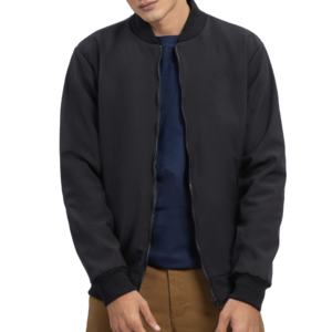 Nouveau blouson aviateur à la mode hommes Causal Zipper broderie design à manches longues - Product Image 1