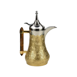 ชุดกาแฟและชาสไตล์วินเทจ กาต้มน้ำสแตนเลสและโถใส่น้ำตาล ของสะสมตกแต่ง - Product Image 2