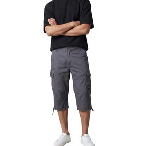 Men's New Designs Canvas Cargo Pants Elastic Waist Multiple Pockets Casual Breathable Cargo Shorts Midweight Autumn Wear 2026 - Product Image 1
