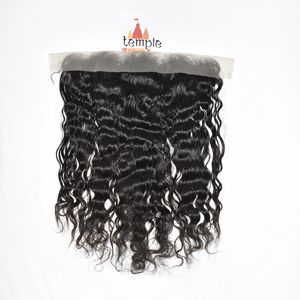 13*6 Frontal <b>Braiding</b> 100% Unprocessed Deep Wave Indian Temple Virgin Women Natural <b>Color</b> Black Vendors Human <b>Hair</b> Extensions - Product Image 2
