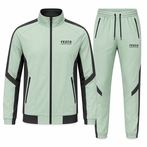 Ensemble 2 pièces pour homme : Sweat à capuche oversize ample et pantalon évasé, imprimé uni, style streetwear décontracté hiver - Product Image 6