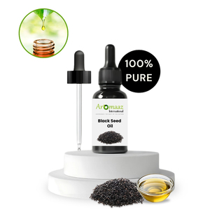 น้ำมันขนส่งเมล็ดยี่หร่าสีดำบริสุทธิ์100% สกัดเย็นฉลากส่วนตัวผู้จัดจำหน่ายส่งออกโมเดล aromaaz - Product Image 2