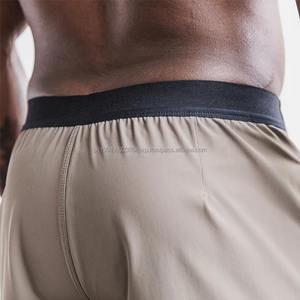 Pantalones cortos de gimnasio para correr al aire libre OEM con bolsillos para hombre pantalones cortos de algodón para correr - Product Image 6