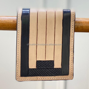 Nueva cartera plegable corta de cuero Real Vintage hecha a mano para hombre, Cartera de cuero genuino con carteras con ventana de identificación - Product Image 2