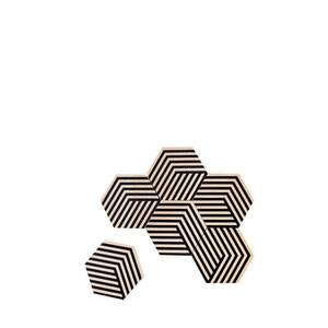 Ensemble de 4 dessous-de-verre ronds de qualité supérieure, résistants à la chaleur, pour protéger la table, idées de cadeaux de déménagement uniques et cadeaux d'entreprise personnalisés - Product Image 4