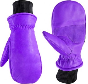 Gants de ski et de snowboard isolés, imperméables et coupe-vent en polyester pour sports d'hiver en extérieur, confortables pour la conduite et le sport - Product Image 5