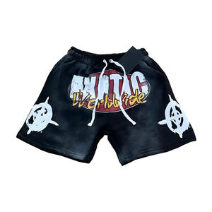 Pantalones Cortos de Forro Polar Personalizados, Transpirables, de Cintura Media, con Cordón, Color Sólido, Bordados, Venta al por Mayor, Tela Suave, OEM, Marca Privada - Product Image 1