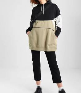 Sweat-shirt à capuche long en polaire pour femme, sur mesure, de haute qualité, style streetwear tendance, vente en gros de sweats à capuche - Product Image 6