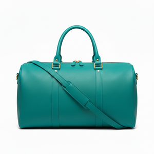 Sac de voyage élégant en coton beige de luxe, léger, écologique, résistant à l'eau, 20L, avec fermeture éclair et bandoulière réglable - Product Image 3