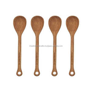 Cuillères jetables en bois de feuille de palmier Areca de haute qualité de 165mm Ustensiles sans danger pour les aliments écologiques fabriqués à la main pour les fruits des hôtels - Product Image 4