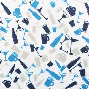 เสื้อโปโลกอล์ฟผู้ชายลายค็อกเทลและเครื่องดื่ม รุ่น 2026 ระบายเหงื่อได้ดี แขนสั้น สีฟ้าและสีขาว - Product Image 6